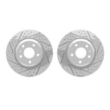 R1 Concepts 08-25 Audi A4 Quattro Rear Drilled & Slotted Carbon Coated Brake Rotor Set by R1 Concepts RNC-WBPN1-73031