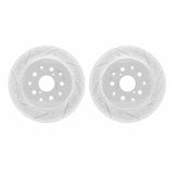 R1 Concepts 98-10 Lexus GS400 Rear Drilled & Slotted Carbon Coated Brake Rotor Set by R1 Concepts RNC-WBPN1-75019