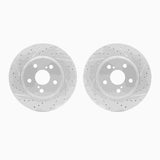 R1 Concepts 02-15 Lexus IS250 Front Drilled & Slotted Carbon Coated Brake Rotor Set by R1 Concepts RNC-WBPN1-76003