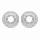 R1 Concepts 10-24 Lexus GX460 Front Drilled & Slotted Carbon Coated Brake Rotor Set by R1 Concepts RNC-WBPN1-76007