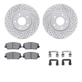 R1 Concepts 14-18 Kia Forte Koup Front Drill/Slot Carbon Coated Rotor Set w/Optimum Pads by R1 Concepts RNC-WBUH1-03024