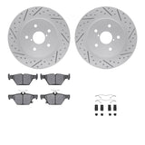 R1 Concepts 15-24 Subaru Legacy Rear Drill/Slot Carbon Coated Rotor Set w/Optimum Pads by R1 Concepts RNC-WBUH1-13023