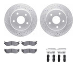 R1 Concepts 02-06 Dodge Ram 1500 Front Drill/Slot Carbon Coated Rotor Set w/Optimum Pads by R1 Concepts RNC-WBUH1-40140