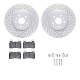 R1 Concepts 14-17 Chevrolet SS Front Drill/Slot Carbon Coated Rotor Set w/Optimum Pads by R1 Concepts RNC-WBUH1-45017