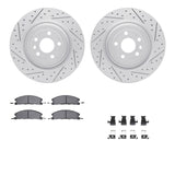 R1 Concepts 13-19 Ford Police Interceptor Utility Front Drill/Slot Carbon Coated Rotor Set w/Optimum Pads by R1 Concepts RNC-WBUH1-54646