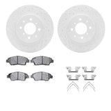 R1 Concepts 09-17 Honda Fit Front Drill/Slot Carbon Coated Rotor Set w/Optimum Pads by R1 Concepts RNC-WBUH1-59011