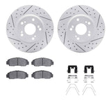 R1 Concepts 13-15 Honda Civic Front Drill/Slot Carbon Coated Rotor Set w/Optimum Pads by R1 Concepts RNC-WBUH1-59038