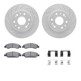 R1 Concepts 05-20 Cadillac XTS Front Drill/Slot Carbon Coated Rotor Set w/Super Duty Pads by R1 Concepts RNC-WBXH1-48055