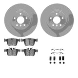 R1 Concepts 17-19 Jaguar XE Rear Carbon Coated Brake Rotor Set w/Euro Ceramic Pads and Hardware by R1 Concepts RNC-WDTH1-20024