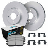R1 Concepts 02-08 Mini Cooper Front Carbon Coated Brake Rotor Set w/Euro Ceramic Pads and Hardware by R1 Concepts RNC-WDTH1-32001