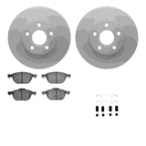 R1 Concepts 12-18 Ford C-Max Front Carbon Coated Brake Rotor Set w/Euro Ceramic Pads and Hardware by R1 Concepts RNC-WDTH1-54017