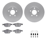 R1 Concepts 10-13 Ford Transit Connect Front Carbon Coated Brake Rotor Set w/Euro Ceramic Pads and Hardware by R1 Concepts RNC-WDTH1-54025