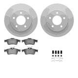 R1 Concepts 04-13 Mazda 3 Rear Carbon Coated Brake Rotor Set w/Euro Ceramic Pads and Hardware by R1 Concepts RNC-WDTH1-80000