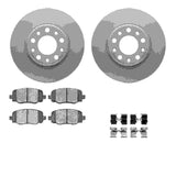 R1 Concepts 14-22 Chrysler 200 Rear Carbon Coated Brake Rotor Set w/Optimum OE Pads and Hardware by R1 Concepts RNC-WDUH1-42061