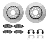 R1 Concepts 04-17 Chevrolet Optra Front Carbon Coated Brake Rotor Set w/Optimum OE Pads and Hardware by R1 Concepts RNC-WDUH1-47059