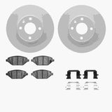 R1 Concepts 16-22 Chevrolet Spark Front Carbon Coated Brake Rotor Set w/Optimum OE Pads and Hardware by R1 Concepts RNC-WDUH1-47123