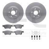 R1 Concepts 18-25 Acura Integra Front Carbon Coated Brake Rotor Set w/Optimum OE Pads and Hardware by R1 Concepts RNC-WDUH1-59197