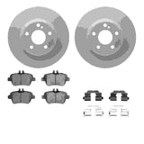 R1 Concepts 14-19 Mercedes-Benz CLA250 Rear Carbon Coated Brake Rotor Set w/Optimum OE Pads and Hardware by R1 Concepts RNC-WDUH1-63202
