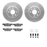 R1 Concepts 16-18 Smart Fortwo Front Carbon Coated Brake Rotor Set w/Optimum OE Pads and Hardware by R1 Concepts RNC-WDUH1-63237