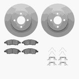 R1 Concepts 12-24 Nissan Versa Front Carbon Coated Brake Rotor Set w/Optimum OE Pads and Hardware by R1 Concepts RNC-WDUH1-67117
