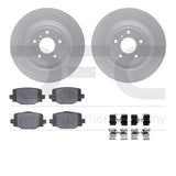 R1 Concepts 19-24 Infiniti QX50 Rear Carbon Coated Brake Rotor Set w/Optimum OE Pads and Hardware by R1 Concepts RNC-WDUH1-68030