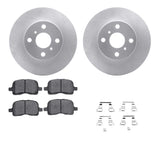 R1 Concepts 98-02 Chevrolet Prizm Front Carbon Coated Brake Rotor Set w/Optimum OE Pads and Hardware by R1 Concepts RNC-WDUH1-76114