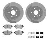 R1 Concepts 18-22 Toyota C-HR Rear Carbon Coated Brake Rotor Set w/Optimum OE Pads and Hardware by R1 Concepts RNC-WDUH1-76197