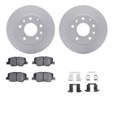 R1 Concepts 14-18 Mazda 3 Sport Rear Carbon Coated Brake Rotor Set w/Optimum OE Pads and Hardware by R1 Concepts RNC-WDUH1-80110