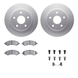 R1 Concepts 06-24 Chrysler Aspen Front Carbon Coated Brake Rotor Set w/Off-Road/Tow Brake Pads and Hardware by R1 Concepts RNC-WDVH1-40009
