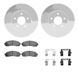 R1 Concepts 02-07 Chevrolet Equinox Front Carbon Coated Rotor Set w/Off-Road/Tow Pads by R1 Concepts RNC-WDVH1-47006