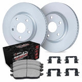 R1 Concepts 02-07 Chevrolet Equinox Front Carbon Coated Rotor Set w/Off-Road/Tow Pads by R1 Concepts RNC-WDVH1-47006