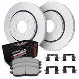 R1 Concepts 88-00 Cadillac Escalade Front Carbon Coated Rotor Set w/Off-Road/Tow Pads by R1 Concepts RNC-WDVH1-48003