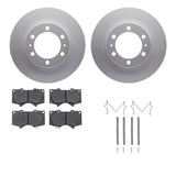 R1 Concepts 03-23 Toyota Hilux Front Carbon Coated Brake Rotor Set w/Off-Road/Tow Brake Pads and Hardware by R1 Concepts RNC-WDVH1-76011