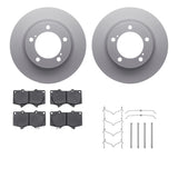R1 Concepts 10-24 Lexus GX460 Front Carbon Coated Brake Rotor Set w/Off-Road/Tow Brake Pads and Hardware by R1 Concepts RNC-WDVH1-76016