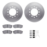 R1 Concepts 10-24 Lexus GX460 Rear Carbon Coated Brake Rotor Set w/Off-Road/Tow Brake Pads and Hardware by R1 Concepts RNC-WDVH1-76017