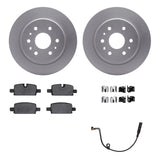 R1 Concepts 19-25 Cadillac Escalade Rear Carbon Coated Brake Rotor Set w/Off-Road/Tow Brake Pads by R1 Concepts RNC-WDVS1-47002