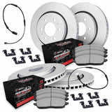 R1 Concepts 19-25 Cadillac Escalade Front & Rear Carbon Coated Brake Rotor Set w/Off-Road/Tow Brake Pads by R1 Concepts RNC-WDVS2-47001