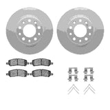 R1 Concepts 13-16 Dodge Dart Rear Carbon Coated Brake Rotor Set w/Ceramic Pads and Hardware by R1 Concepts RNC-WDWH1-40040