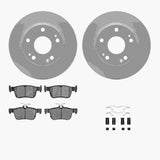 R1 Concepts 16-25 Honda Civic Rear Carbon Coated Brake Rotor Set w/Ceramic Pads and Hardware by R1 Concepts RNC-WDWH1-59077