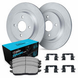 R1 Concepts 90-93 Mazda Miata Rear Carbon Coated Brake Rotor Set w/Ceramic Pads and Hardware by R1 Concepts RNC-WDWH1-80002