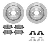 R1 Concepts 12-15 Land Rover Range Rover Evoque Rear Brake Rotor Set w/Euro Ceramic Pads and Hardware by R1 Concepts RNC-WFTH1-11087