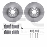 R1 Concepts 17-25 Alfa Romeo Giulia Front Brake Rotor Set w/Euro Ceramic Pads and Hardware by R1 Concepts RNC-WFTH1-16023