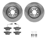 R1 Concepts 17-25 Alfa Romeo Giulia Rear Brake Rotor Set w/Euro Ceramic Pads and Hardware by R1 Concepts RNC-WFTH1-16027
