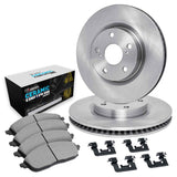 R1 Concepts 95-01 BMW 750iL Front Brake Rotor Set w/Euro Ceramic Pads and Hardware