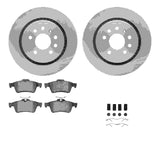 R1 Concepts 03-11 Cadillac BLS Rear Brake Rotor Set w/Euro Ceramic Pads and Hardware by R1 Concepts RNC-WFTH1-65061