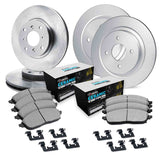 R1 Concepts 12-19 Fiat 500 Front & Rear Brake Rotor Set w/Euro Ceramic Pads and Hardware by R1 Concepts RNC-WFTH2-12106