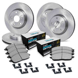 R1 Concepts 17-25 BMW 530e xDrive Front & Rear Brake Rotor Set w/Euro Ceramic Pads and Hardware by R1 Concepts RNC-WFTH2-31041