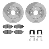 R1 Concepts 04-09 Chevrolet Epica Front Brake Rotor Set w/Optimum OE Pads and Hardware by R1 Concepts RNC-WFUH1-01047