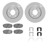 R1 Concepts 14-25 Hyundai Kona Front Brake Rotor Set w/Optimum OE Pads and Hardware by R1 Concepts RNC-WFUH1-03337