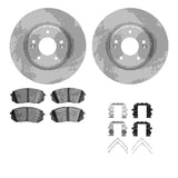 R1 Concepts 15-23 Hyundai Kona Electric Front Brake Rotor Set w/Optimum OE Pads and Hardware by R1 Concepts RNC-WFUH1-03427